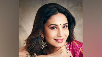Madhuri Dixit looks ethereal in pink saree