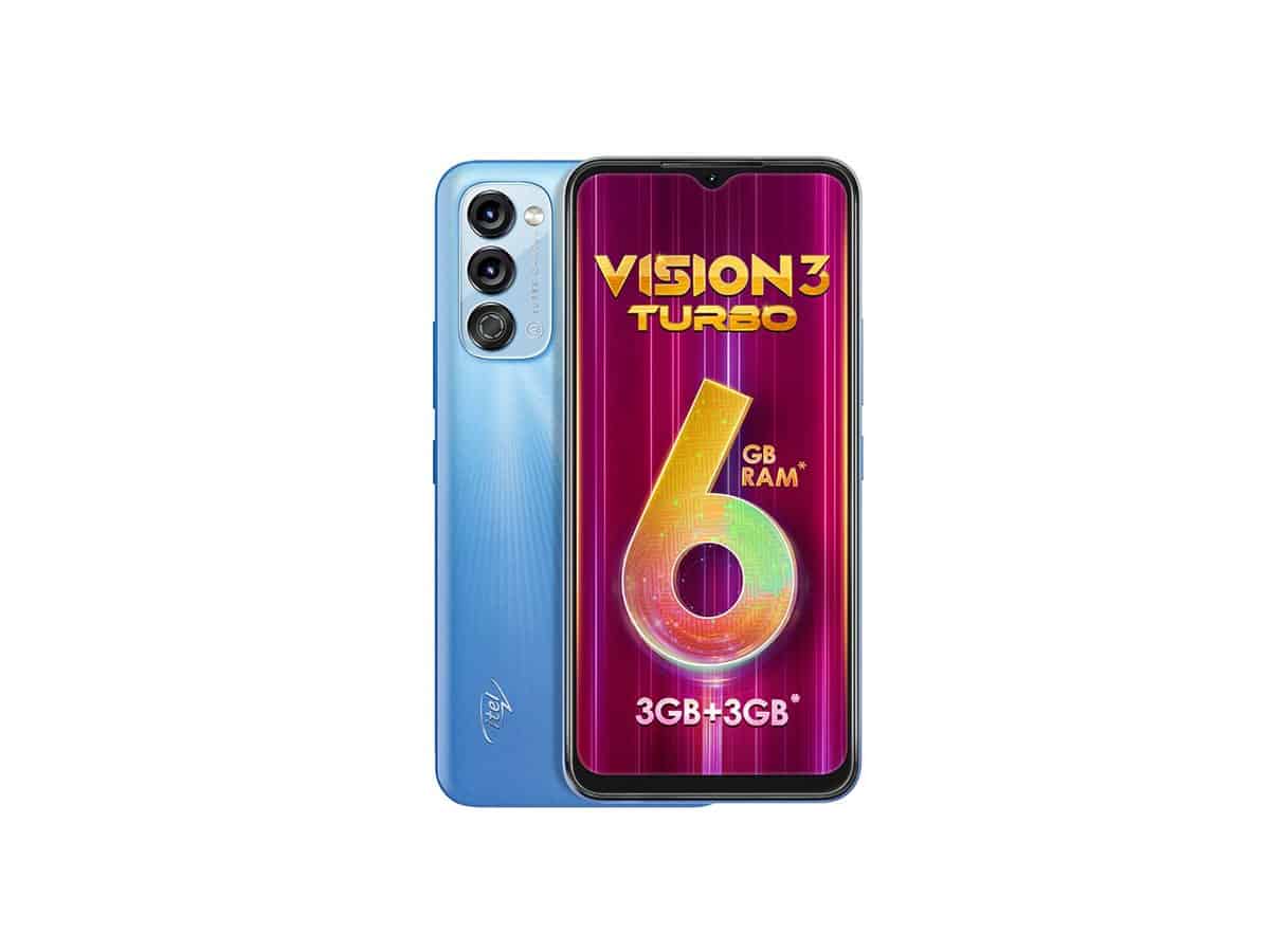 itel launches Vision 3 Turbo with segment 1st 6GB RAM, 18W fast charging at Rs 7,699