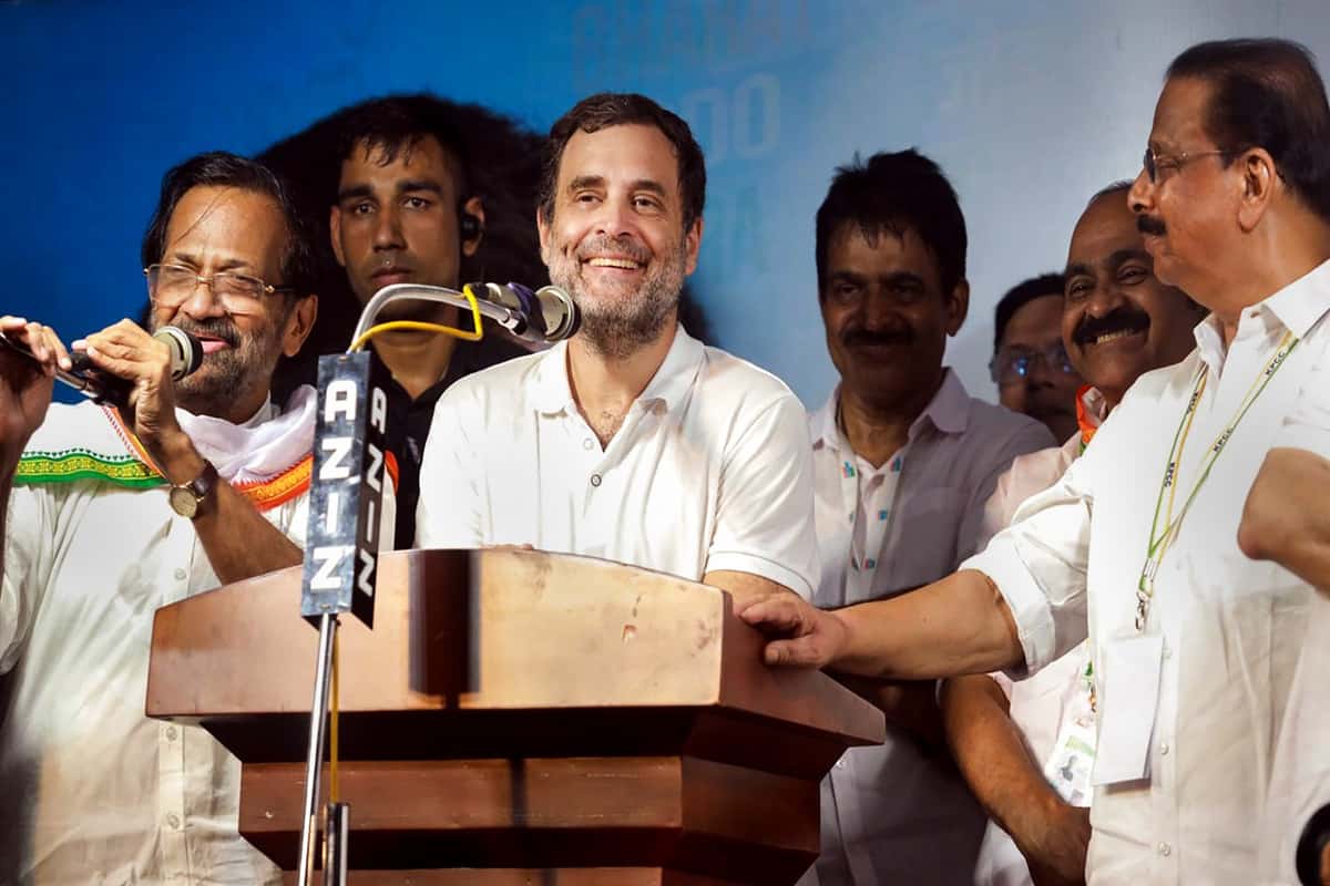 Hinduism teaches 'om shanti', BJP as representative of Hindus creating 'ashanti': Rahul