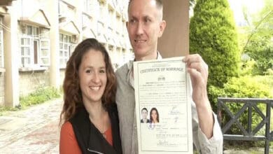 Russian-born man, Ukrainian woman tie knot in Dharamshala with message: Make love, not war