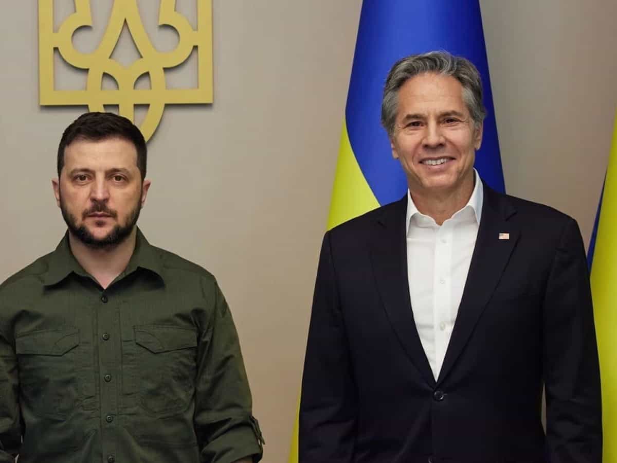 Zelensky, Blinken meet on US assistance for Ukraine