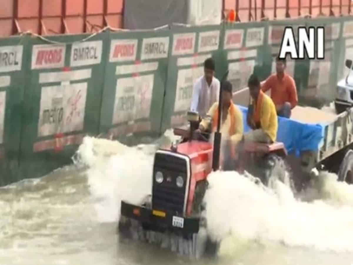 Bengaluru waterlogging: AAP slams BJP over irregularities in Rajkaluve development