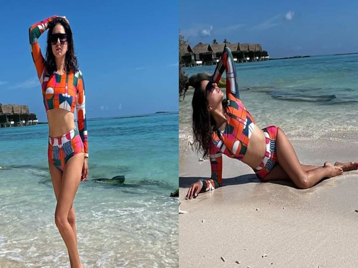 Sunny Leone shares hot bikini pictures from Maldives trip