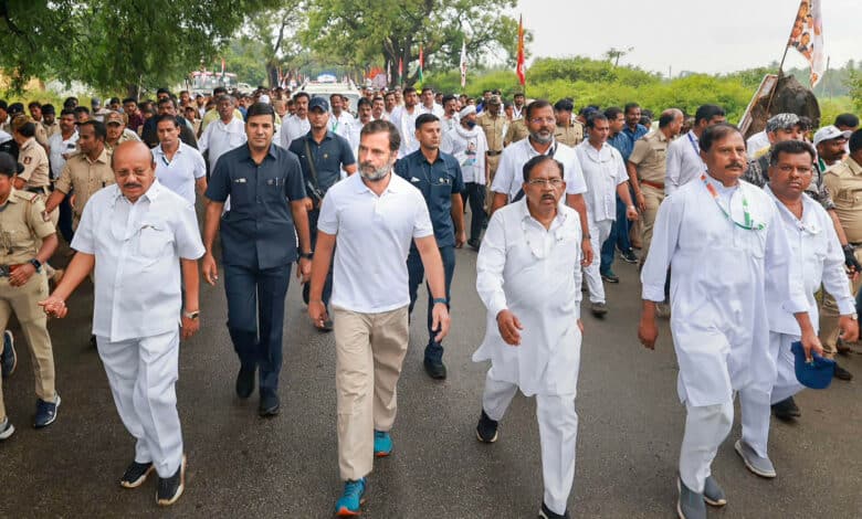 Rahul Gandhi's Bharat Jodo Yatra enters 4th day in Telangana