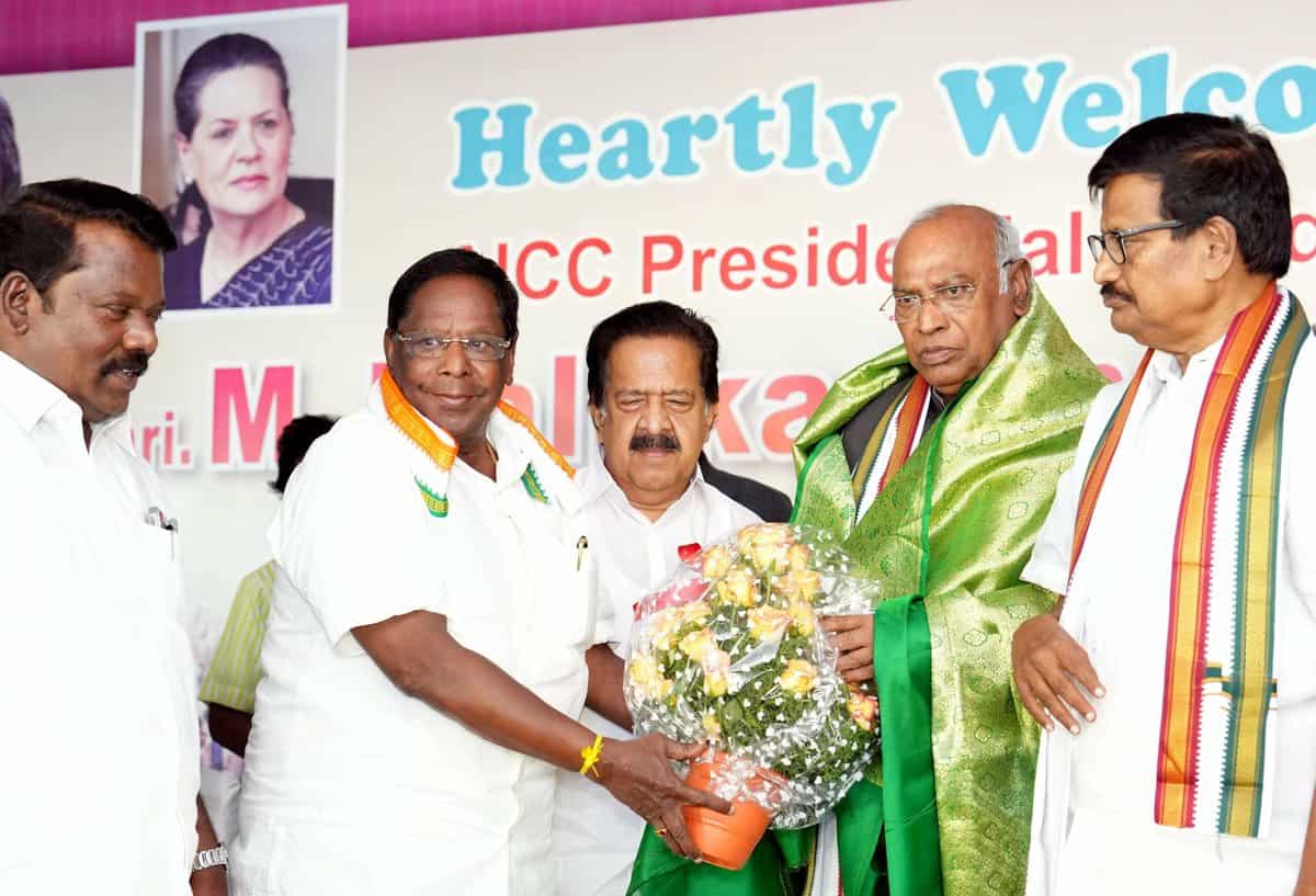 Mallikarjun Kharge in Chennai