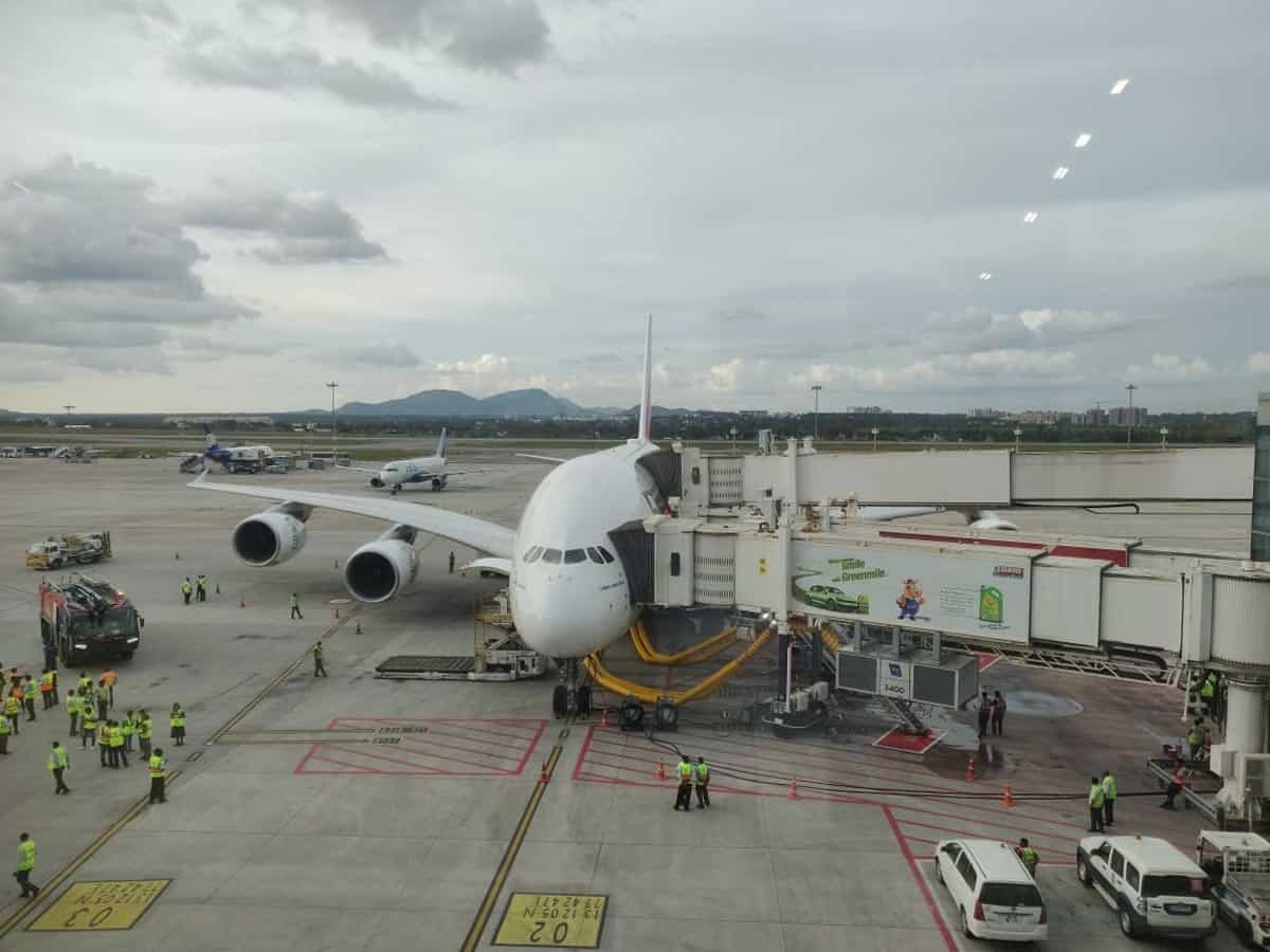 World's largest passenger plane Airbus A380 arrives in Bengaluru airport