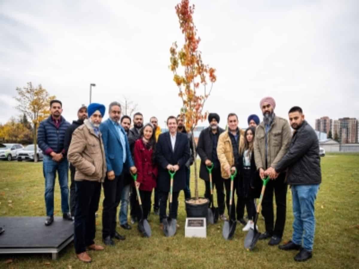 Canadian city pays tribute to Moosewala, plants tree