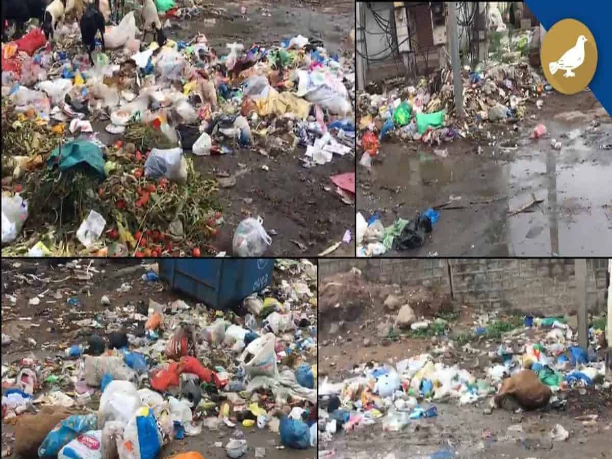 Hyderabad: Heaps of garbage pile up everywhere in Old City