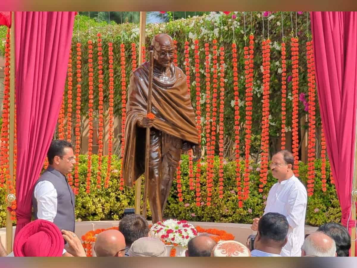 First-ever statue of Mahatma Gandhi unveiled in Oman