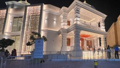 Dubai’s new Hindu temple blend of Indian & Arabic design officially opens