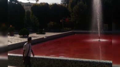 Mahsa Amini protests: Tehran fountains sinking in blood