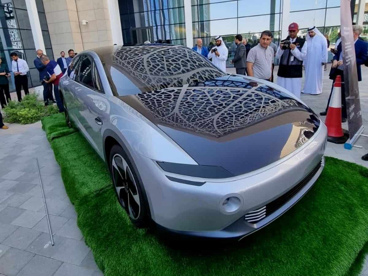 World's first solar-electric car launches in UAE