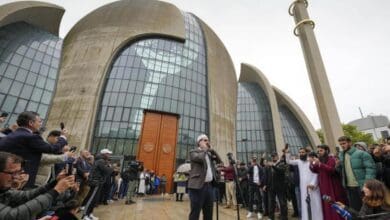 Video: For the first time, Germany's largest mosque raises call to prayer over loudspeakers