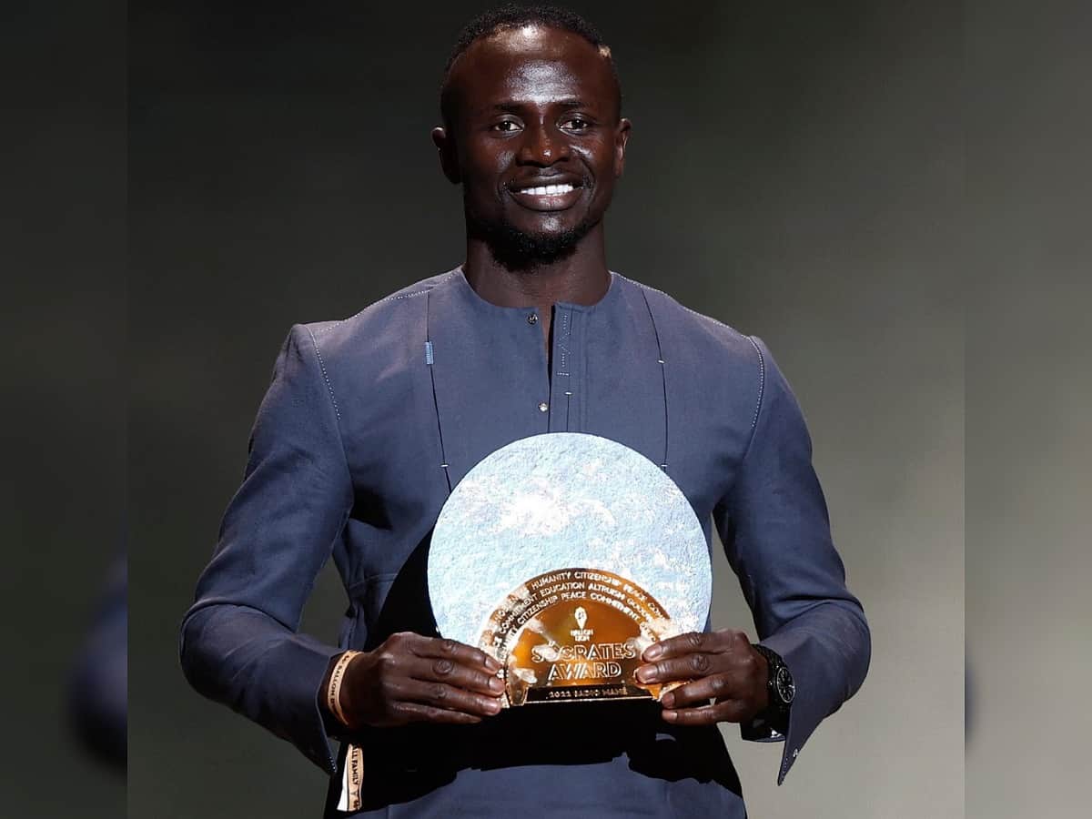 Sadio Mane wins 1st-ever Socrates Award for charity works