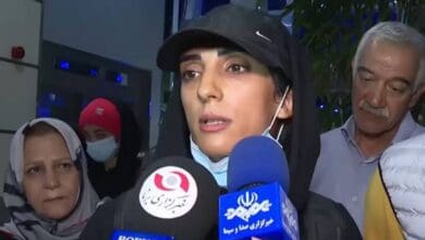 Iranian climber Elnaz Rekabi thanks supporters after hero's welcome