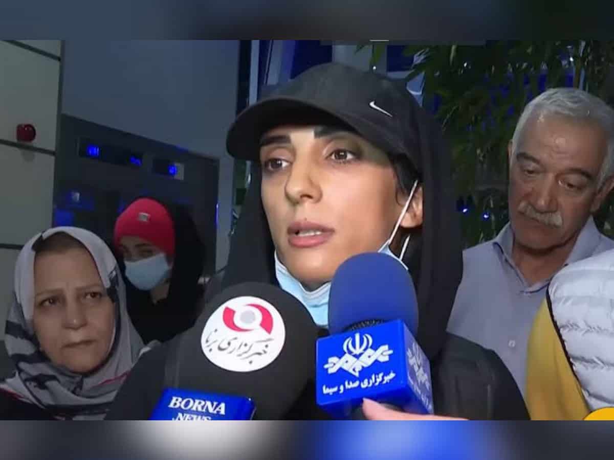 Iranian climber Elnaz Rekabi thanks supporters after hero's welcome