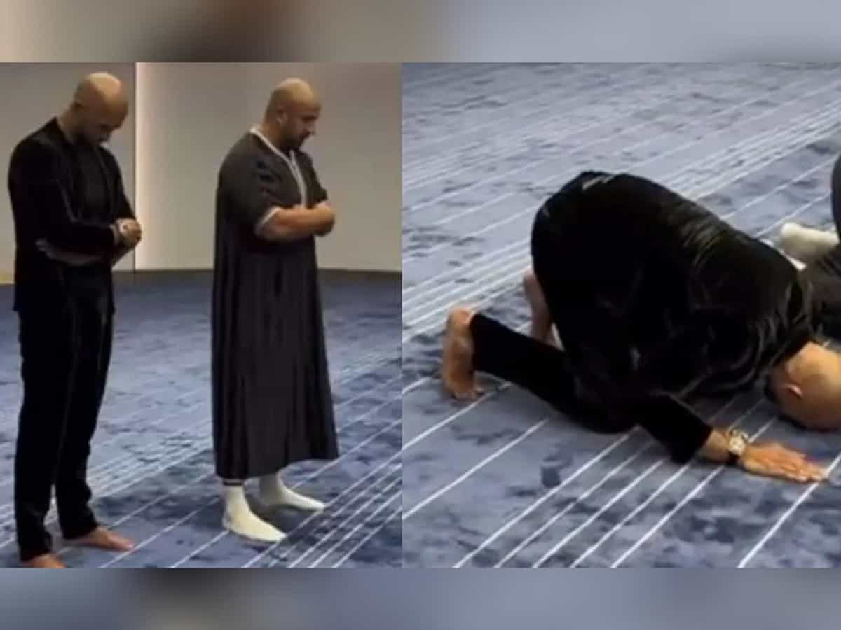 Andrew Tate converts to Islam, praying video goes viral