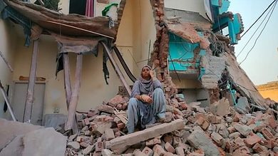 25 Muslim homes demolished ibn Delhi, women allege police brutality