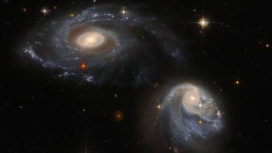 NASA's Hubble captures spectacular pair of interacting galaxies