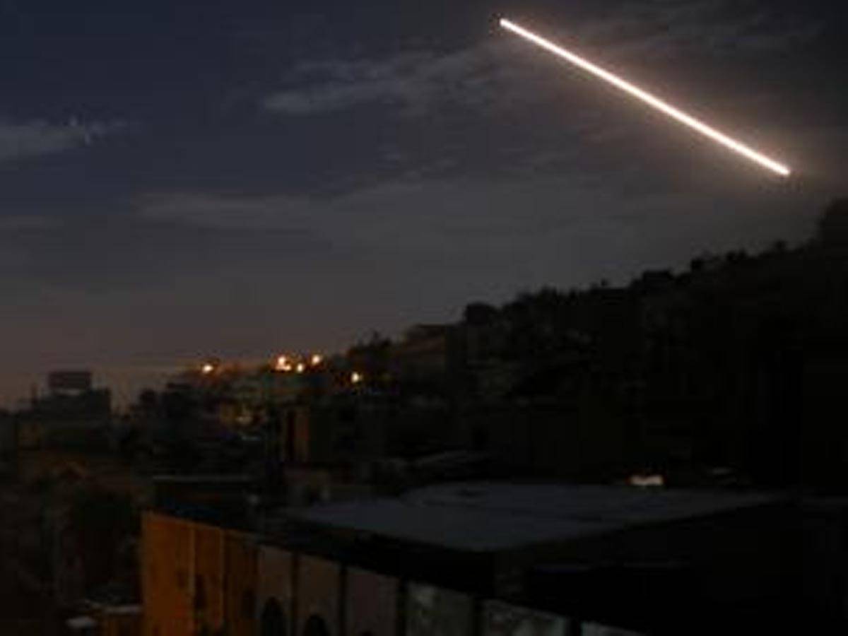 Israeli missile strike targets military sites around Damascus