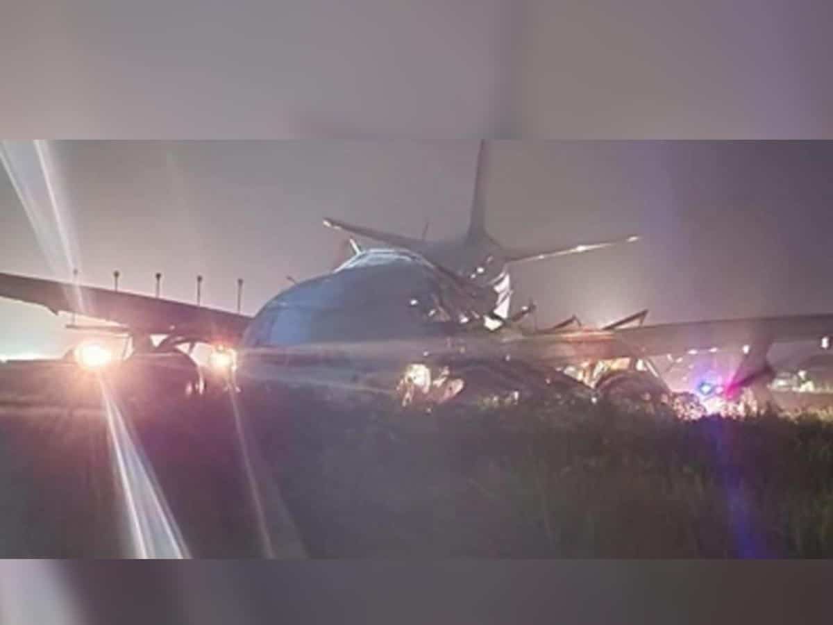 Korean Air plane overshoots runway in Philippines airport