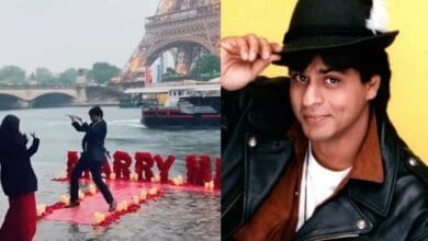 Man's proposal to GF in front of Eiffel Tower has SRK twist [Video]