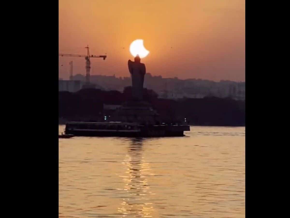 partial solar eclipse in hyderabad