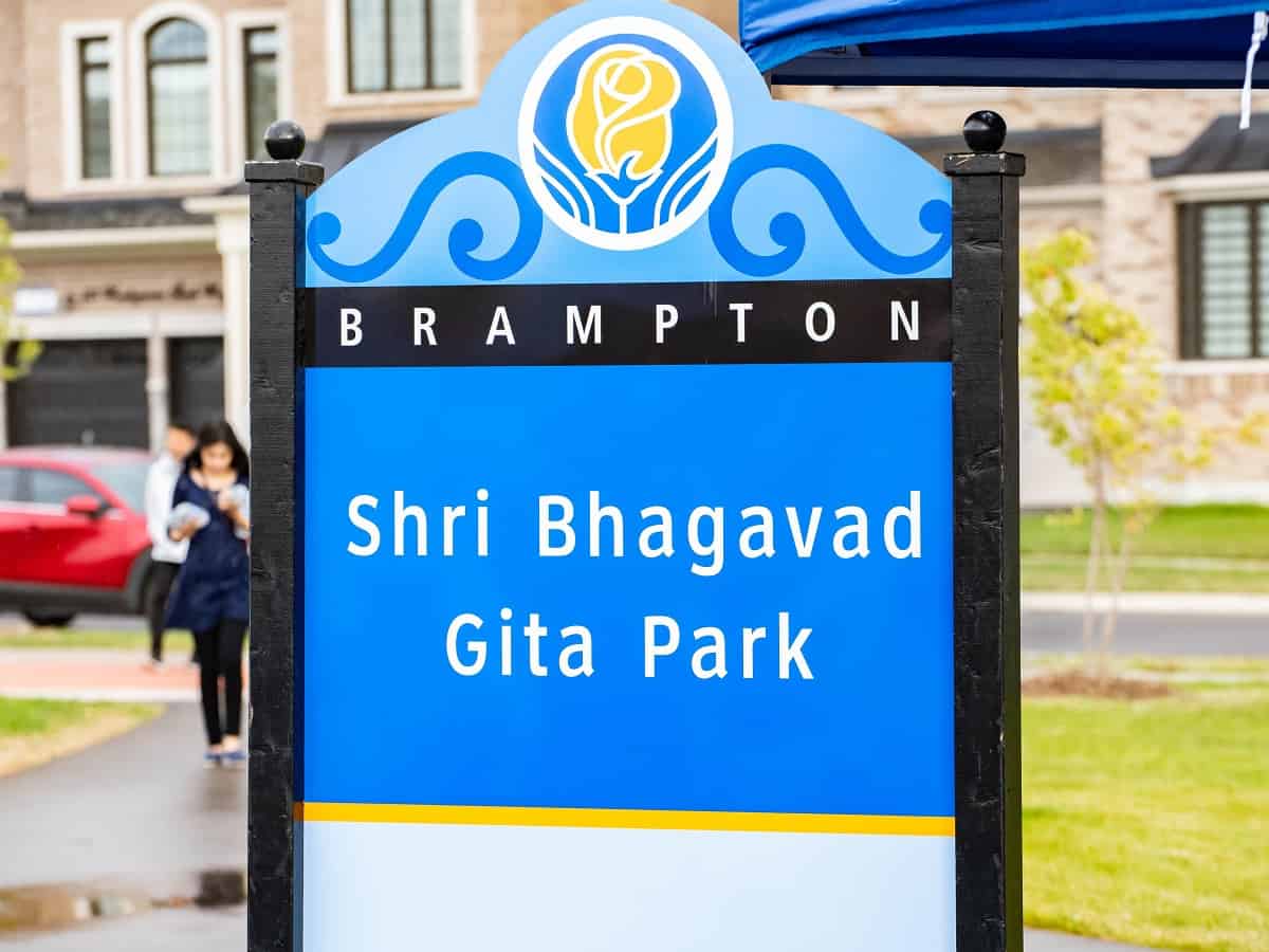 India condemns hate crime at Shri Bhagavad Gita Park in Canada, urges prompt action against perpetrators