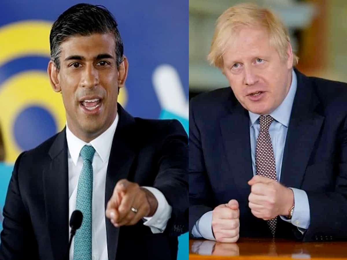 Boris Johnson and Rishi Sunak said to be locked in talks