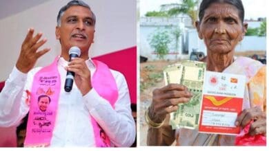 Hyderabad: Harish Rao participates in distributes of Aasara pension cards