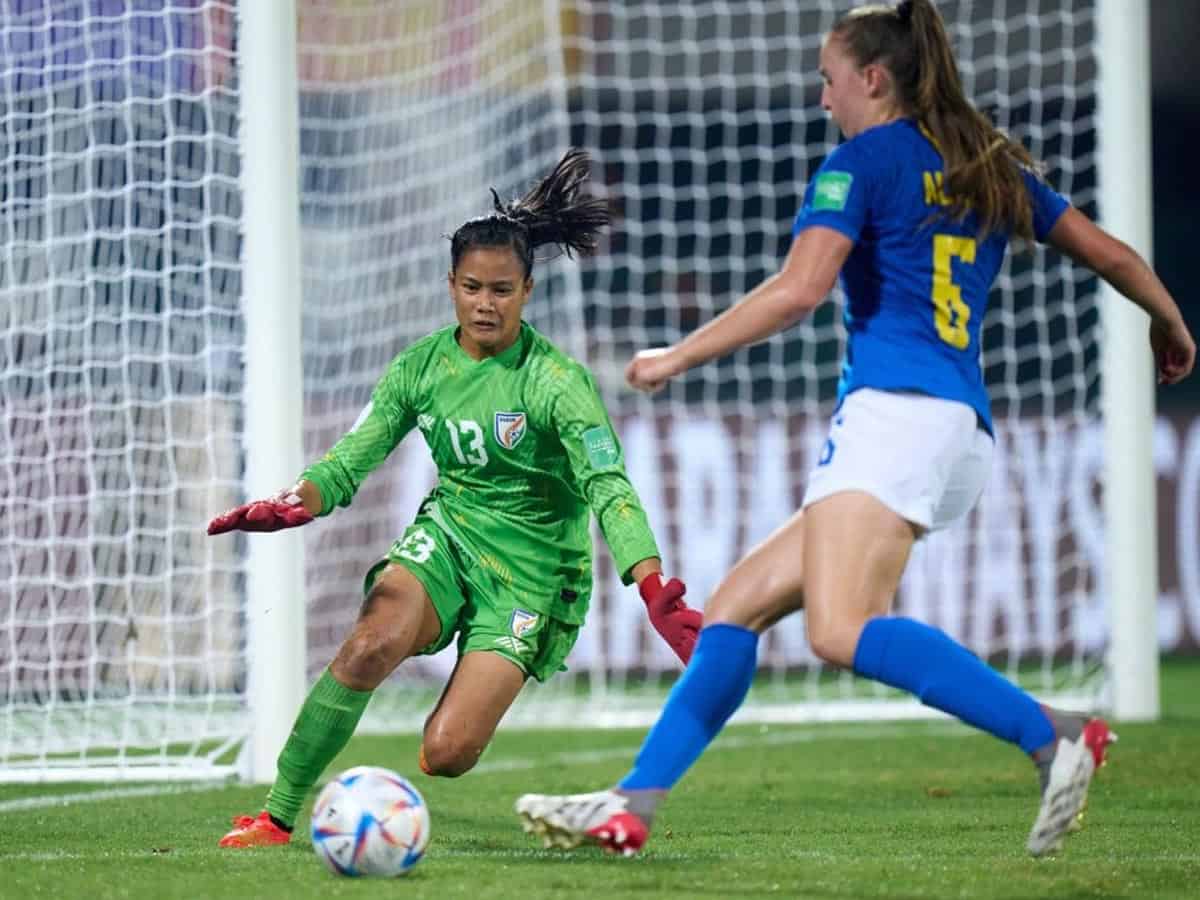 Hosts India bow out of FIFA U-17 Women's World Cup after losing to Brazil