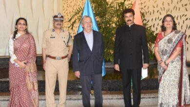 UN chief Guterres gets warm welcome in Mumbai
