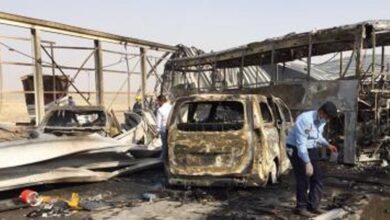 2 Kurdish officers killed in IS bomb blast in Iraq