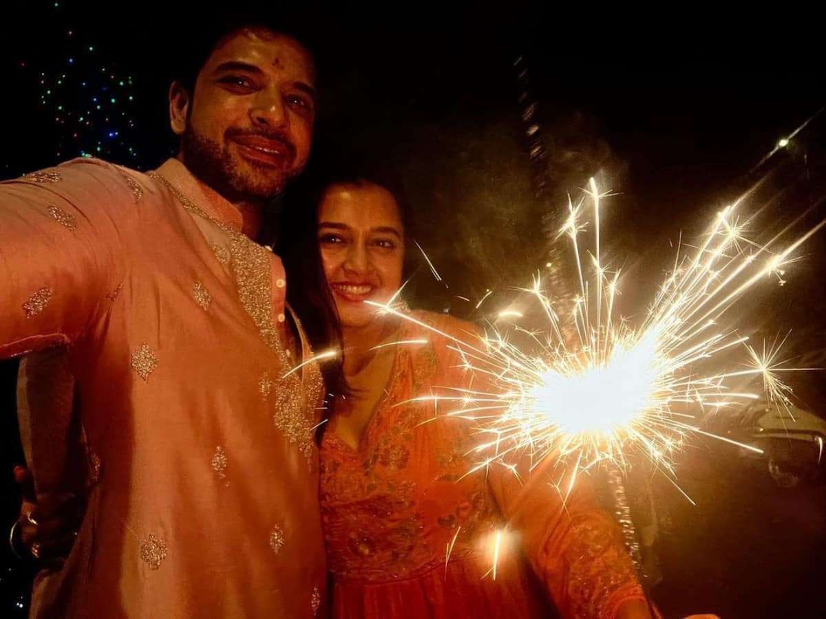 Tejasswi shares adorable Diwali pictures with Karan