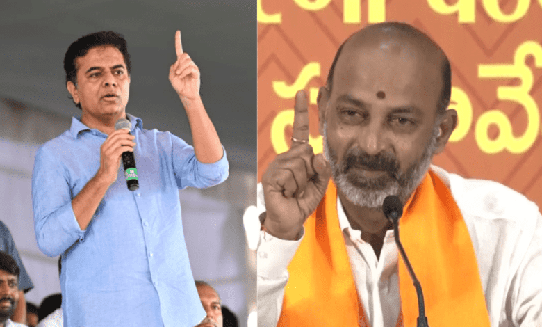KTR urges CJI to initiate contempt proceedings against Bandi Sanjay