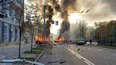 Blackouts in over 1,000 Ukraine towns after massive Russian rocket attacks