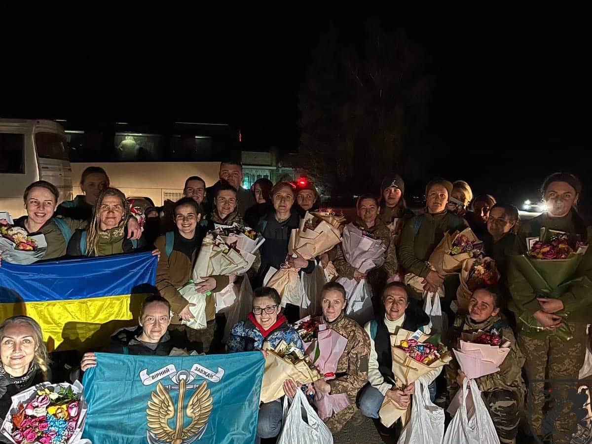 Russia releases 108 captive Ukrainian women