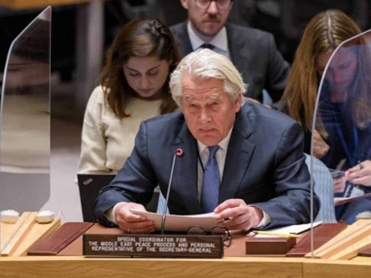 UN Mideast envoy worried about increased violence in West Bank