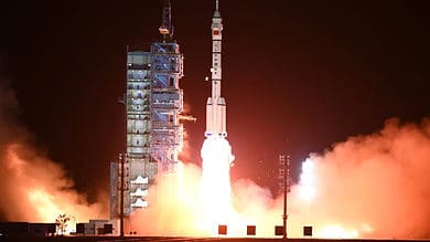 China successfully launches three astronauts for its space station