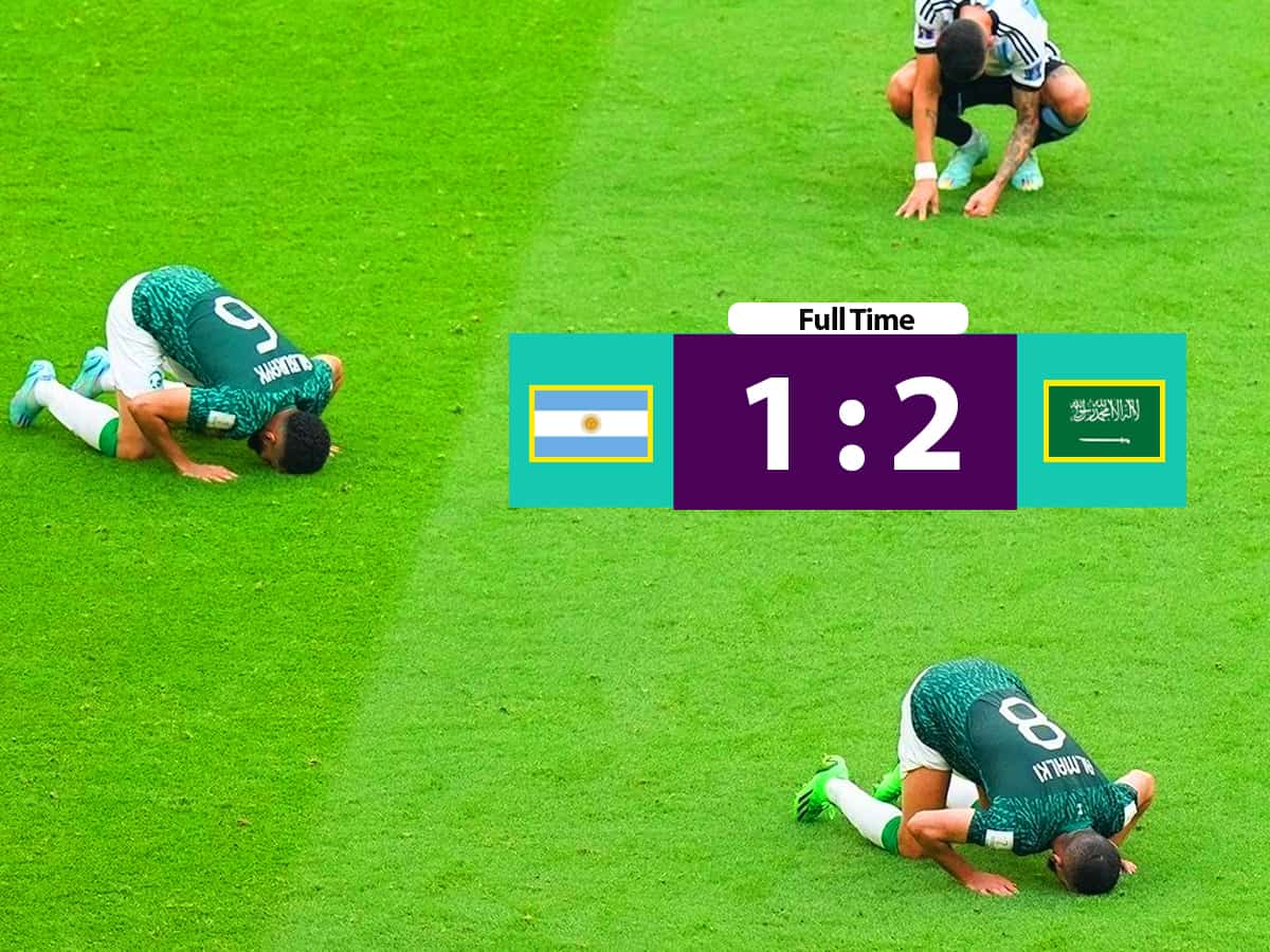 FIFA World Cup 2022: Saudi beats Argentina by 2-1; breaks 36-win streak