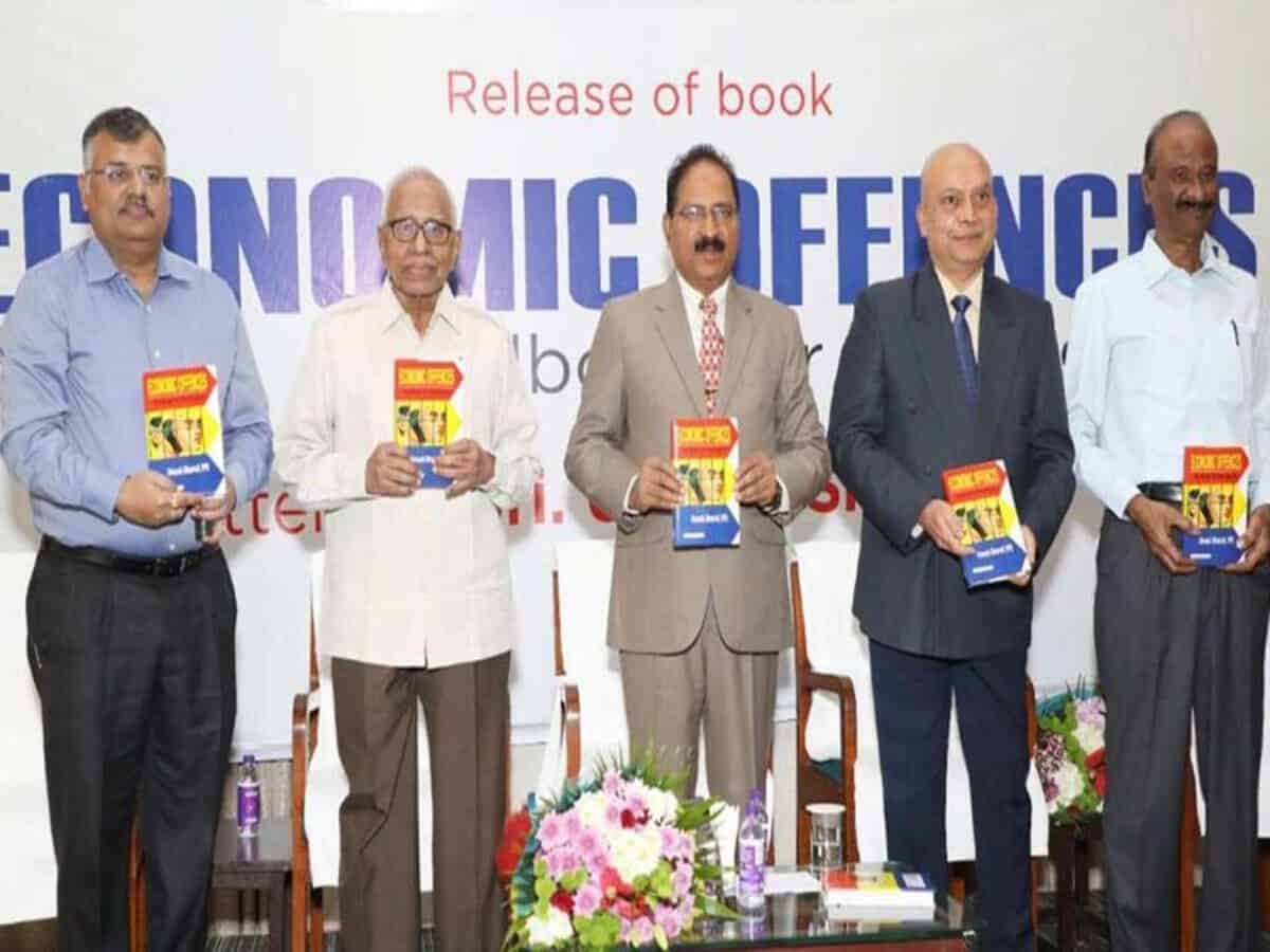 'Economic Offences' book launch by DGP in Hyderabad