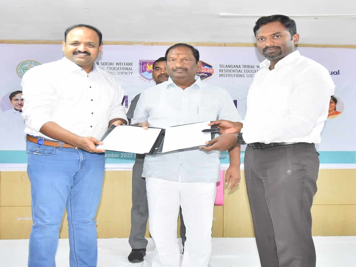 Telangana: TSWREIS & TTWREIS Signs MoU with MassMutual India, over 20 get employed