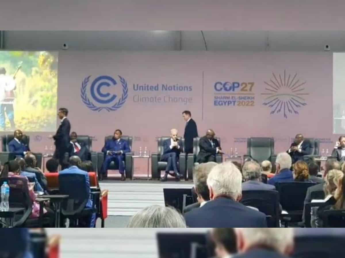 UK PM Rishi Sunak rushed out of stage at COP27: Report