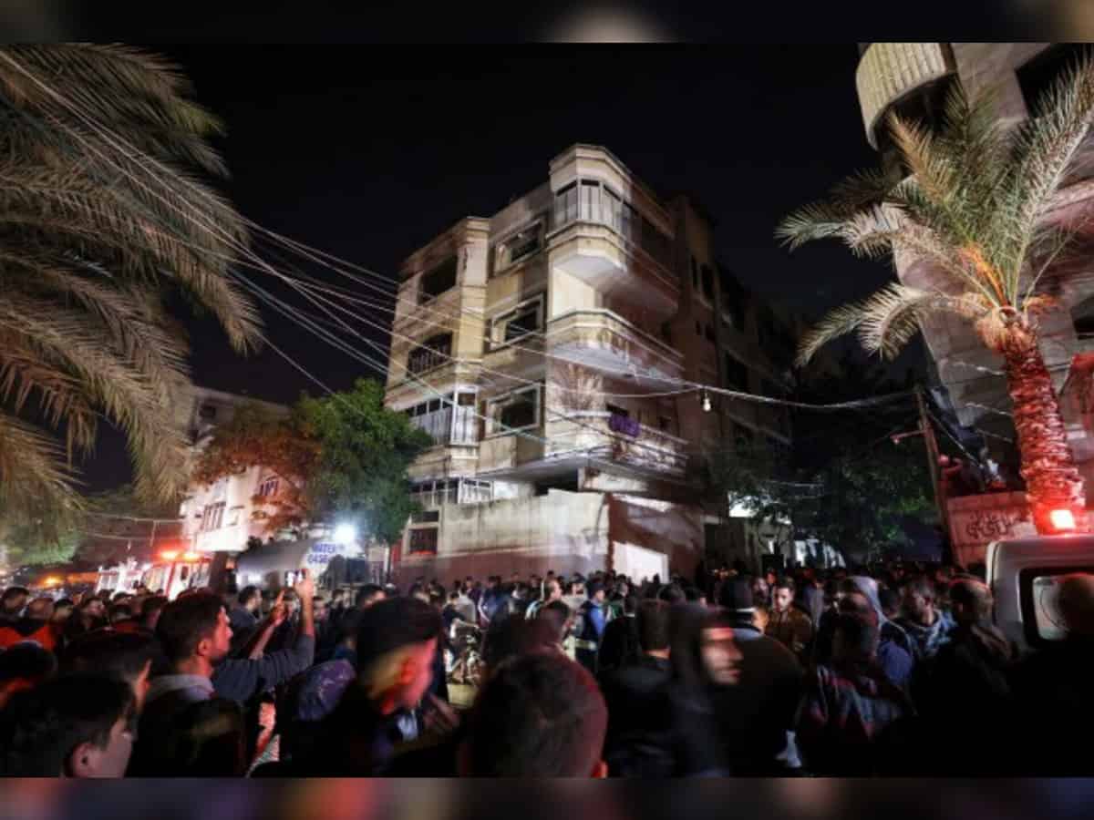 7 children among 21 Palestinians killed in massive fire in Gaza