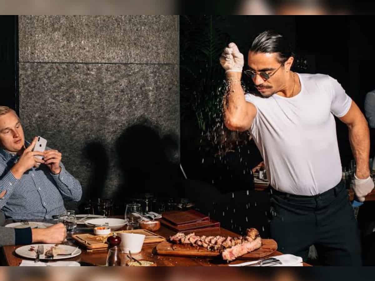 Salt Bae aka Nusret shares Rs 1.36 Crores food bill from his UAE restaurant