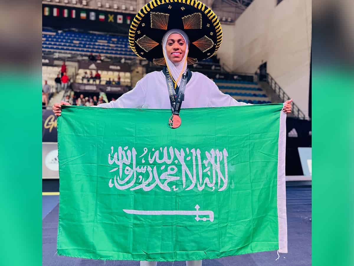 Saudi woman makes history, winning bronze in World Taekwondo Championship