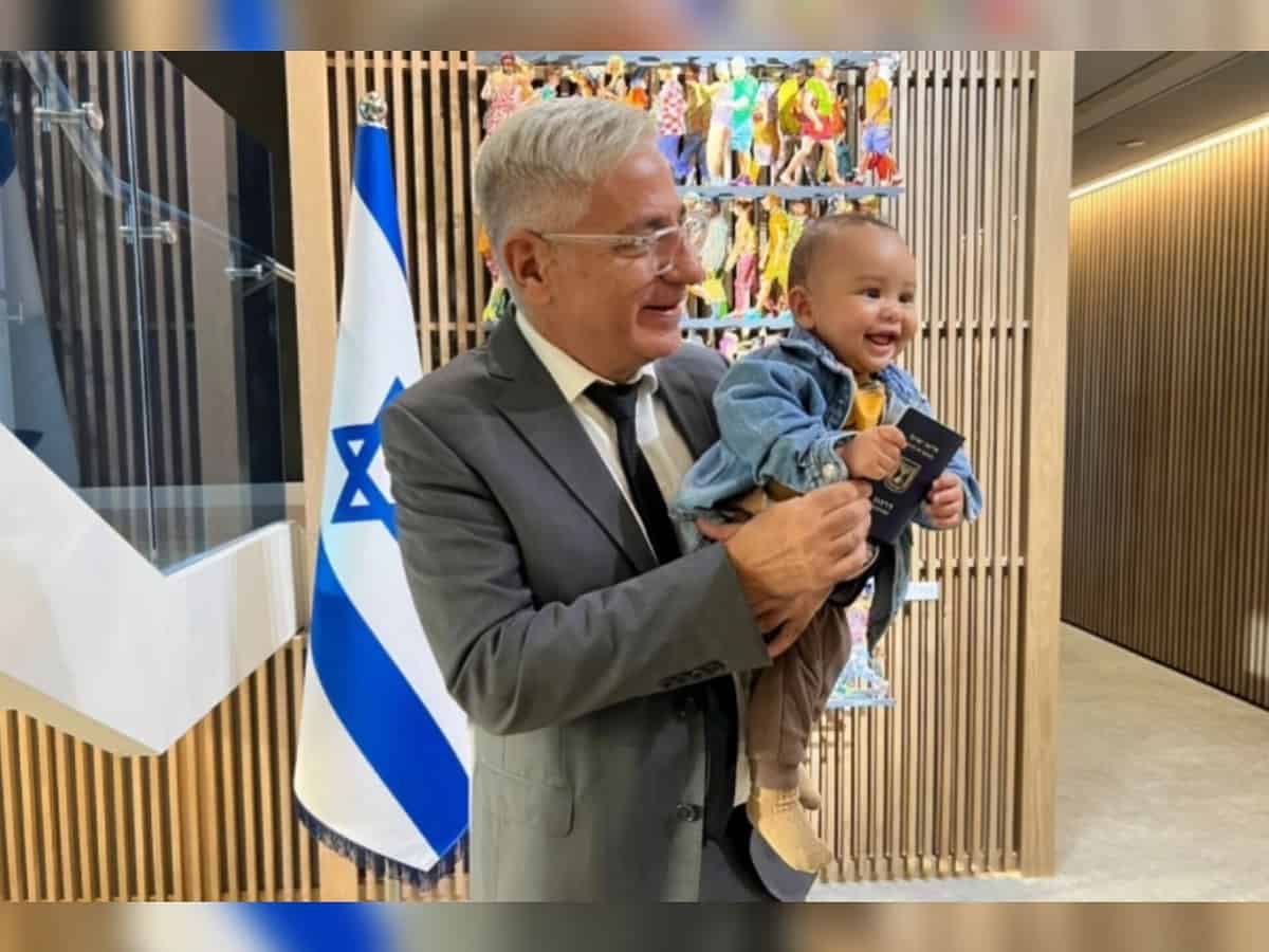 Israeli embassy issues first-ever passport to baby born in UAE