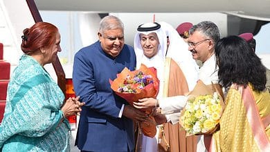 VP Jagdeep Dhankar arrives In Qatar to represent India at FIFA FIFA World Cup opening ceremony