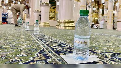 Over 2.2M litres of Zamzam water bottles distributed at Prophet's Mosque