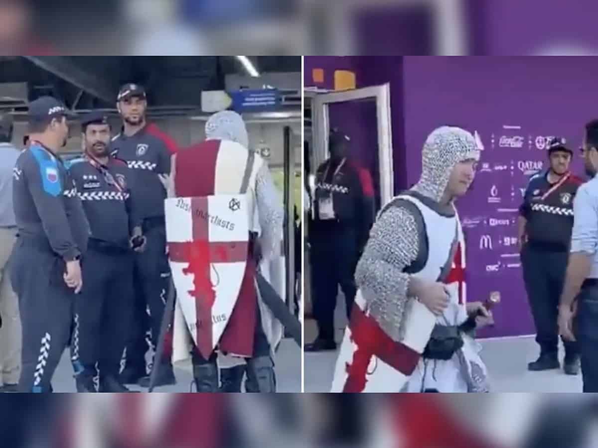 'Offensive to Muslims': FIFA bans England fans from wearing crusader costumes in Qatar